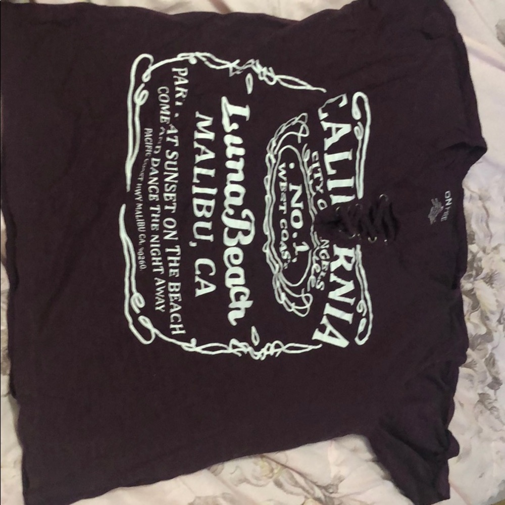 California Lace-Up Top